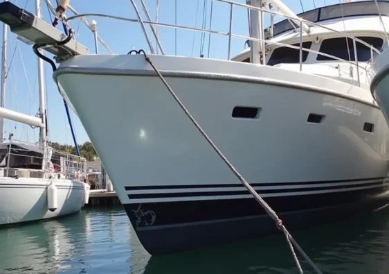 Yacht anchor chain maintenance