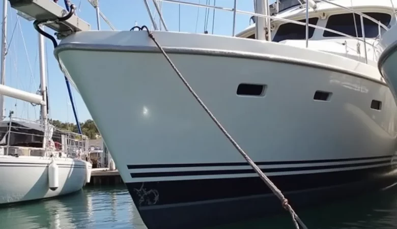 Yacht anchor chain maintenance