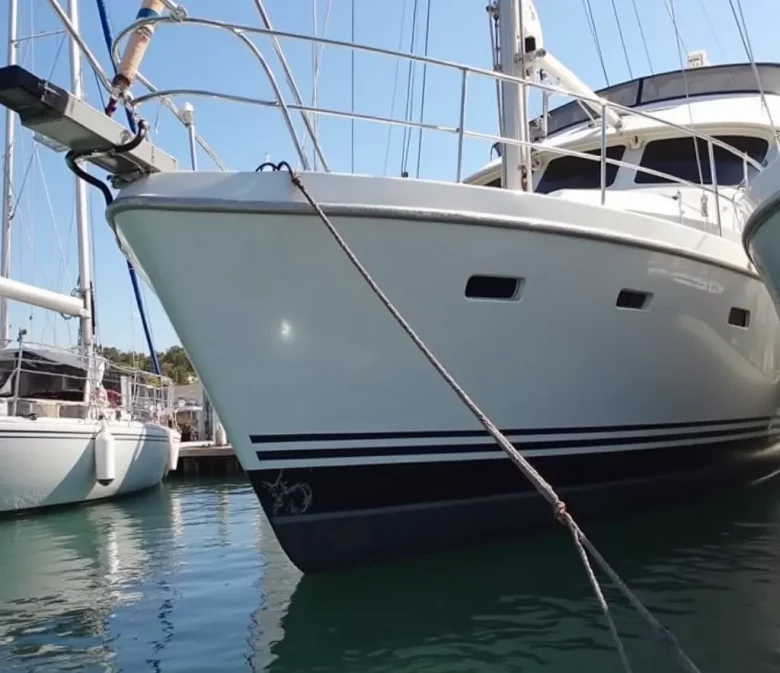 Yacht anchor chain maintenance
