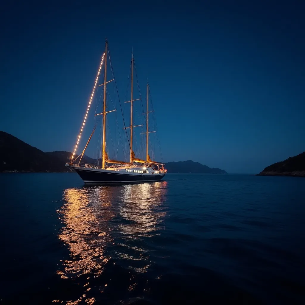 Nachtfahrt bei Mondlicht: Navigation ohne Land