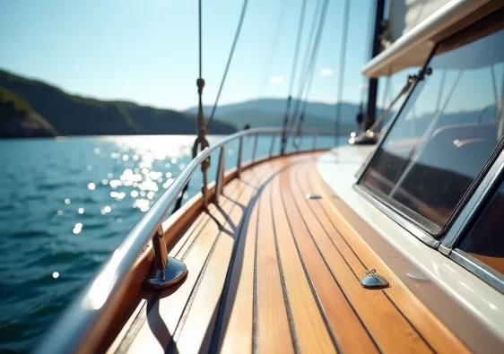 Teakdeck Reinigung und Pflege Yacht