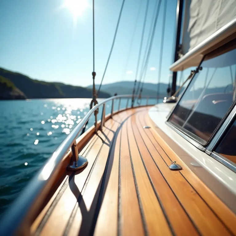 Teakdeck reinigen und pflegen: So bleibt das Deck aus Teakholz langjaehrig schoen
