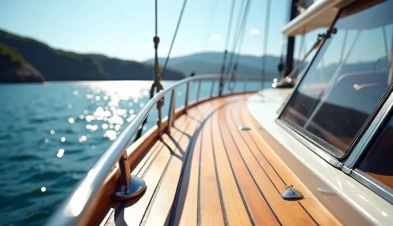 Teakdeck Reinigung und Pflege Yacht