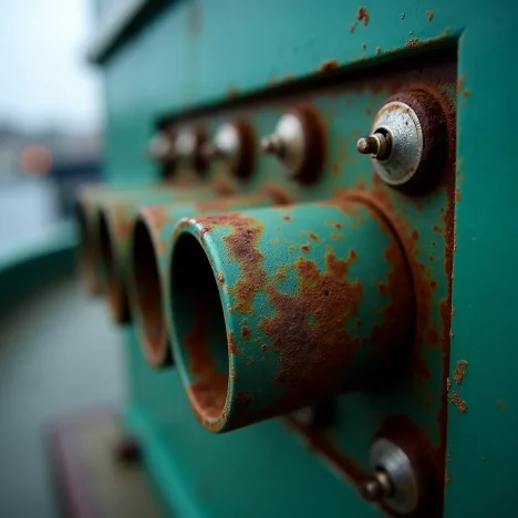 Korrosion an Bicolorklemmen und Kabelverbindungen