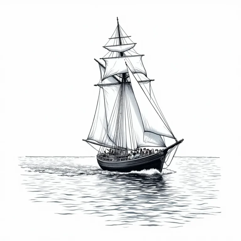 Sailing without autopilot keeping course in light winds