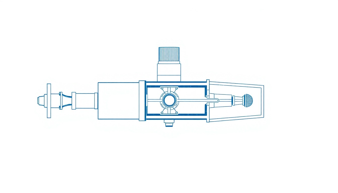 Digitaler Tiefenmesser mit blauer LCD-Anzeige auf dem Cockpit-Instrumentenpanel einer Segelyacht